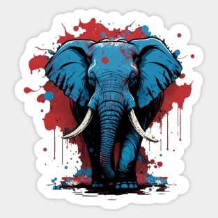 Pop Culture Elephant Sticker